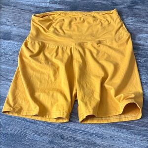 Women's Yellow Shorts